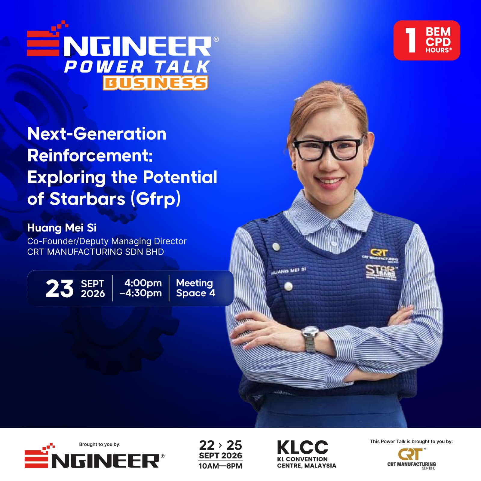 CRT Showcases STARBARS® at ENGINEER & MARVEX 2026, KLCC Image 1