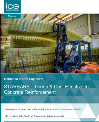 STARBARS Featured at ICE Talk in UM: Green & Cost-Effective Reinforcement Image 1